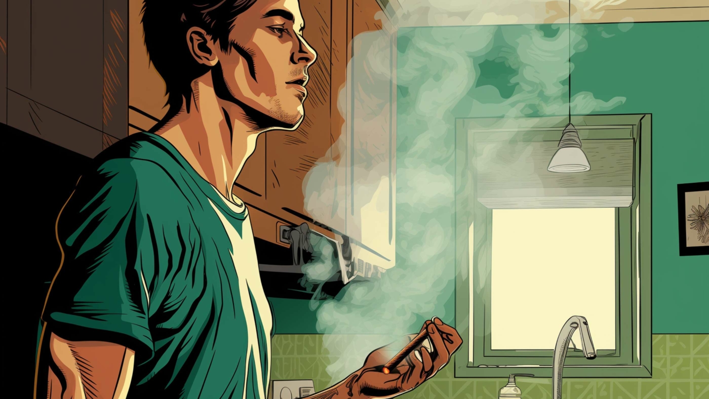 How Does Delta 9 Thc Interact With Other Drugs? 3 Indacloud. A Young Man Smoking A Spliff Standing In Kitchen Ful 66320793 4846 40F0 Bd66 C92055085C34