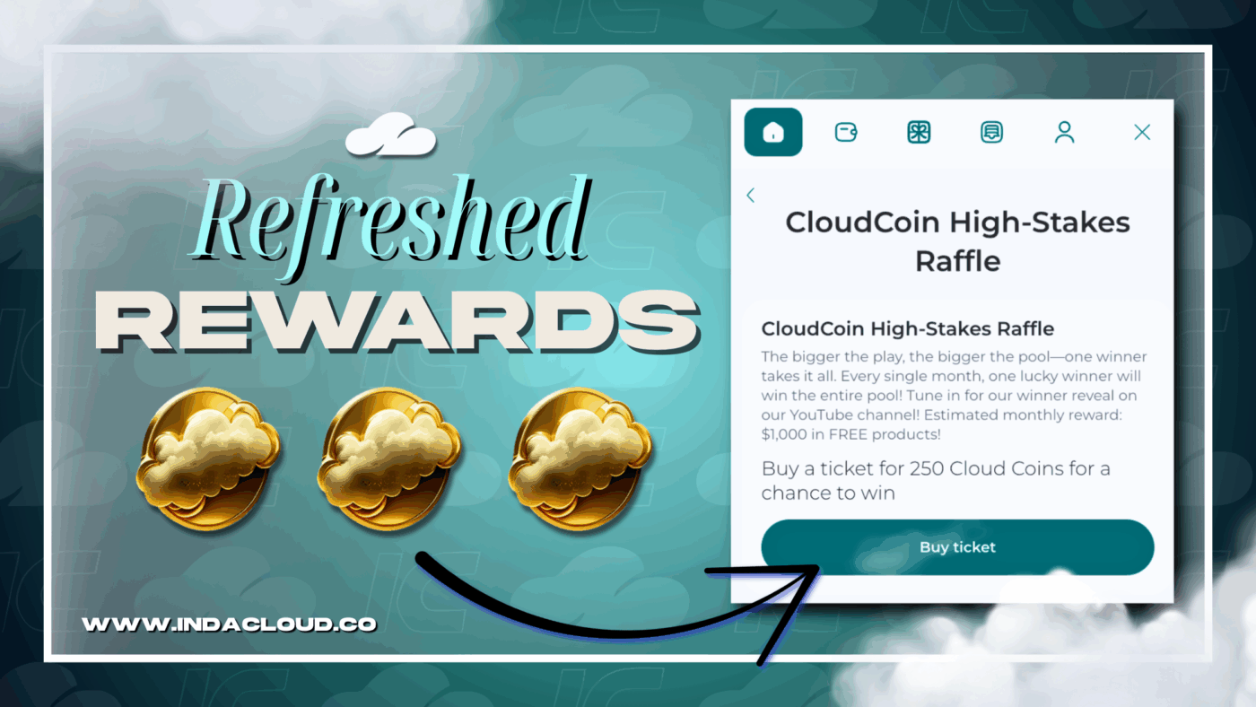 🎉 Refreshed Rewards: High-Stakes Raffle At Indacloud 💸 15 High-Stakes Raffle