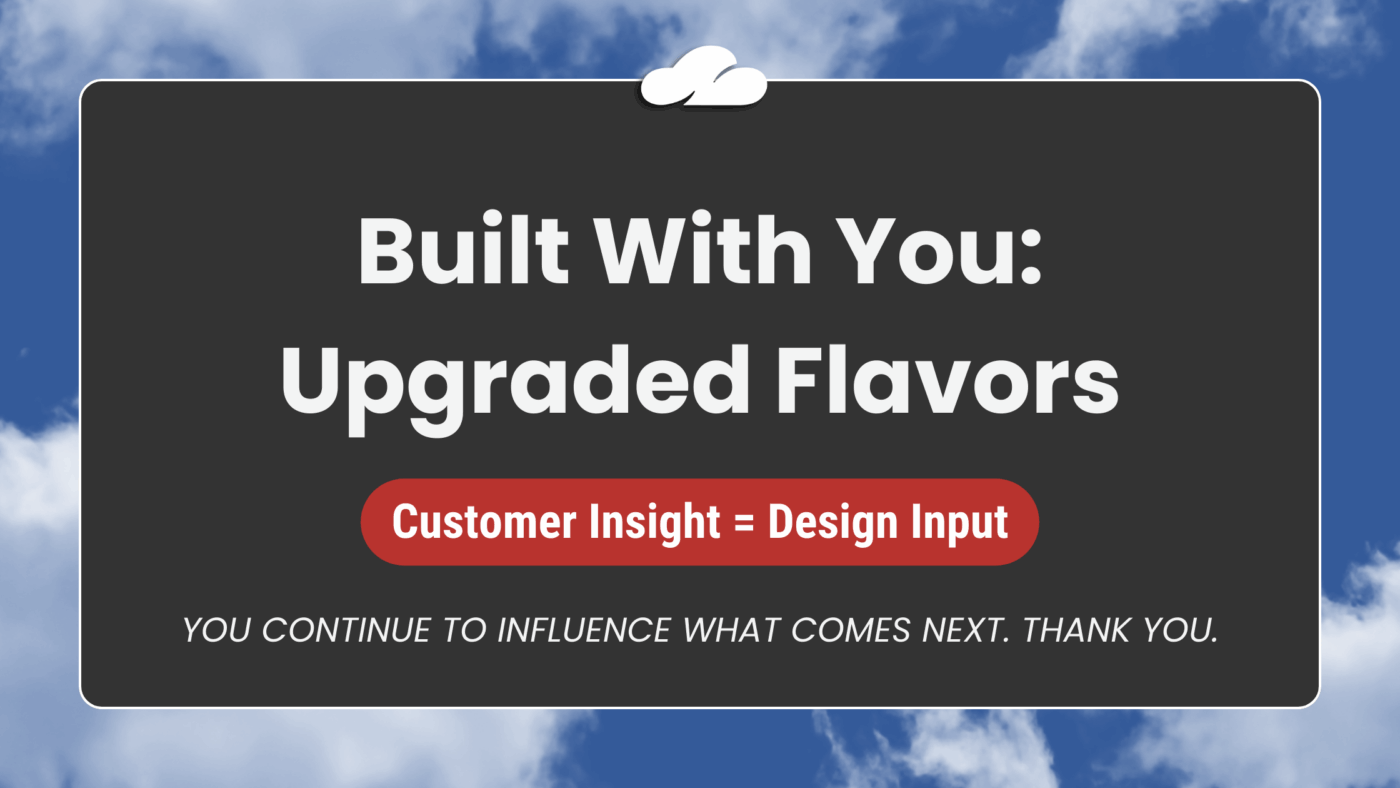 Built With You: How Your Feedback Becomes Flavor 48 Customer Appeciation Flavors