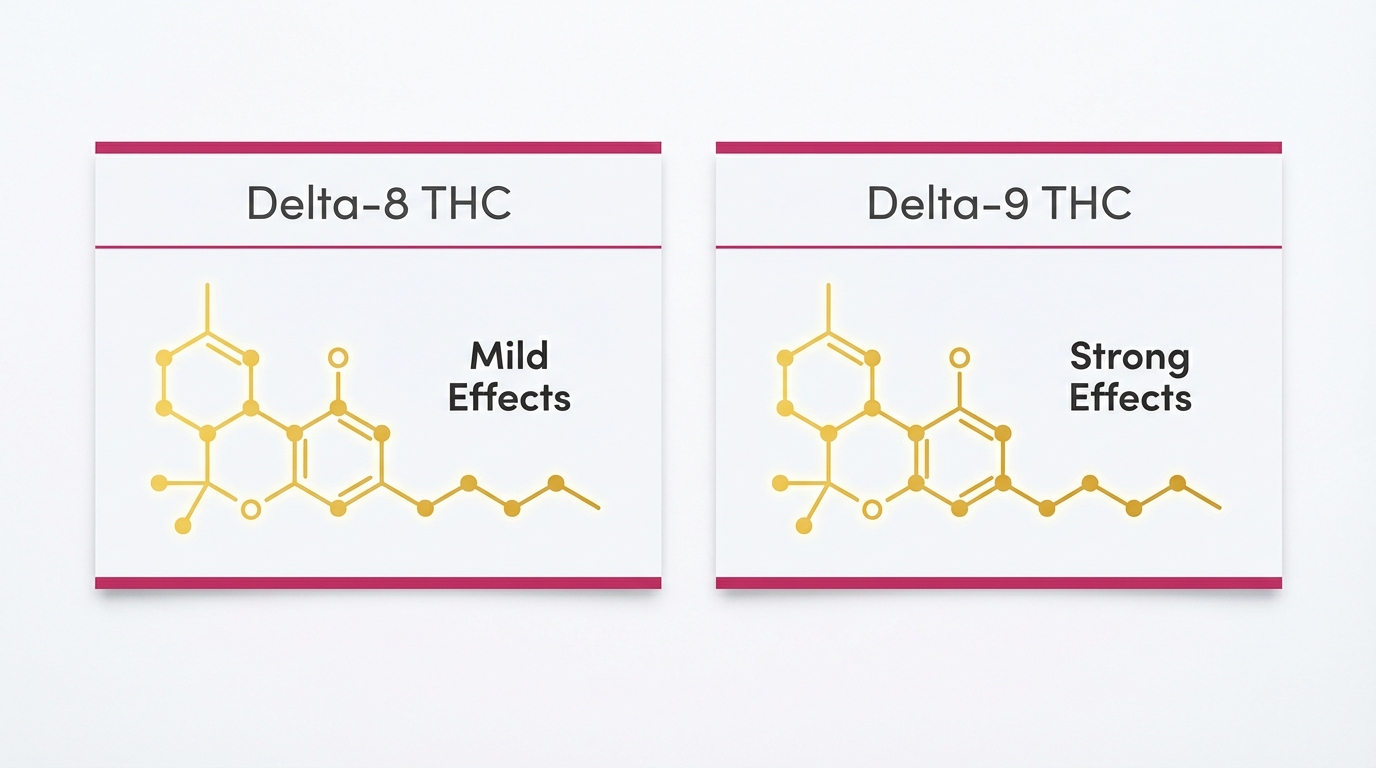 Delta-8 Thc: Benefits, Risks, Side Effects, And Safety Information 1 Delta 8 Vs Delta 9 Comparison