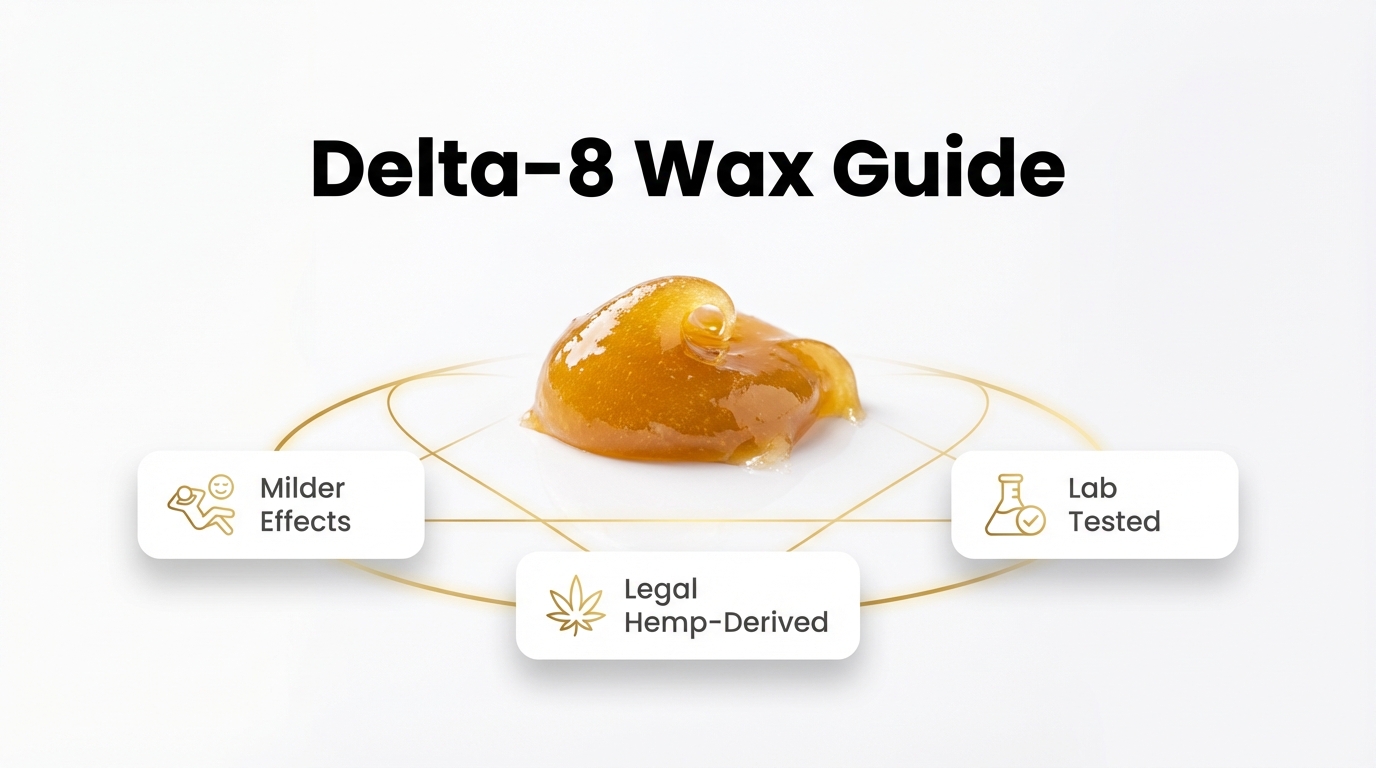 Delta-8 Wax: What It Is, Effects, Benefits, And More 5 Delta-8 Wax Guide Hero