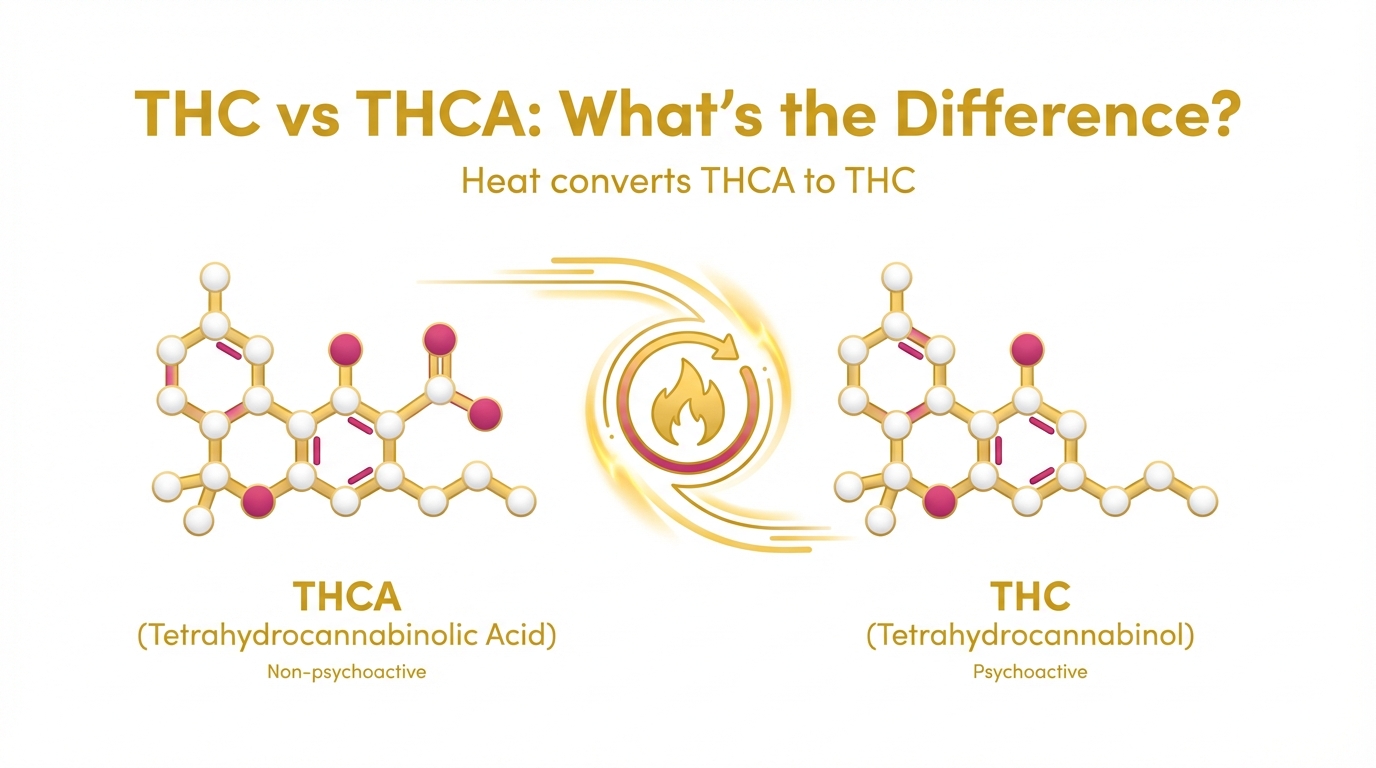 Thc Vs Thca Percentage: Understanding Cannabinoid Intake &Amp; Effects 5 Thc Vs Thca Difference Guide