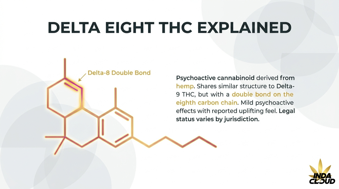 What Is Delta-8 Thc? Uses, Effects, And Safety Information 30 Delta Eight Thc Explained Infographic Showing Its Chemical Structure Hemp Origin Mild Psychoactive Effects And Legal Status Differences By Jurisdiction