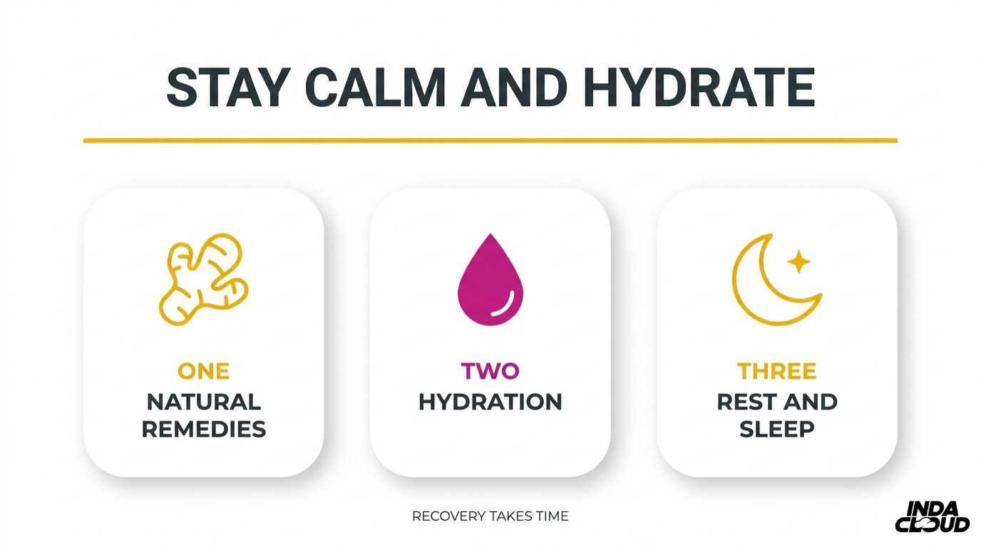 Recovering From Edibles: How To Manage Overconsumption And Reduce Nausea 36 Edible Overconsumption Recovery Guide Showing How To Stay Calm Hydrate Use Natural Remedies And Rest For Recovery After Taking Too Much Thc